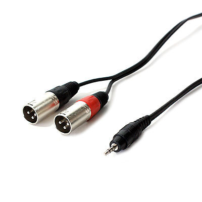 XLR Splitter to 3.5mm Jack